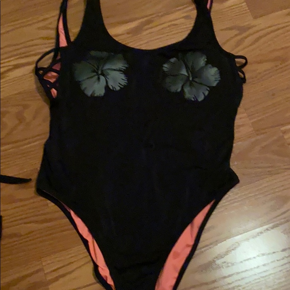 Pink bathing suit